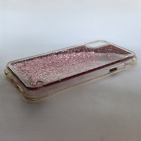*Free with Purchase* Pink Waterfall Glitter Phone Case - Picture 4 of 6